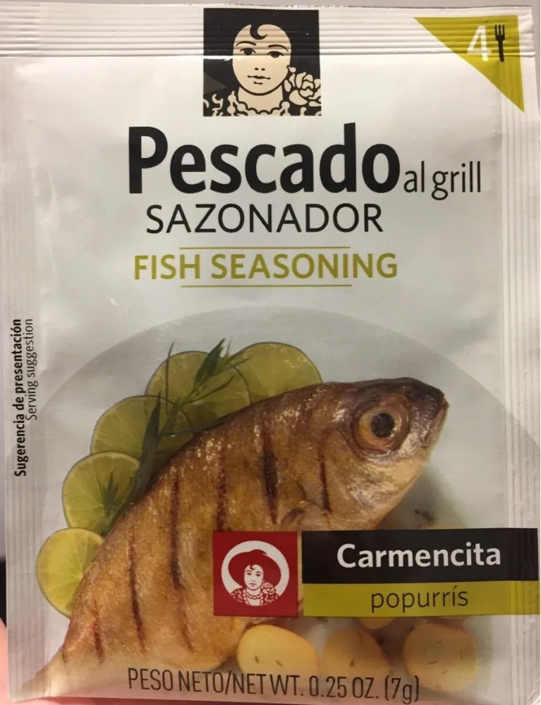 Sazonador de pescado al grill