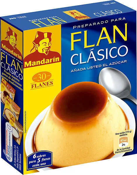 Preparado para hacer flan clásico