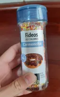 Fideos de colores