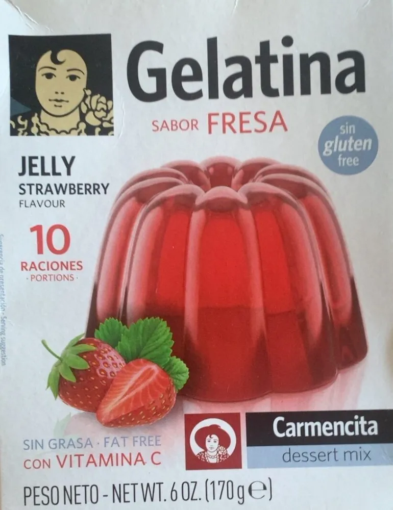 Gelatina sabor Fresa