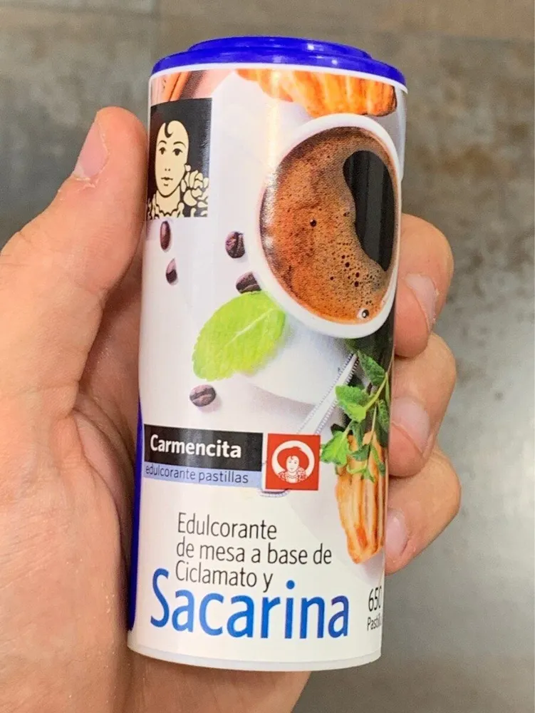 Edulcorante de mesa a base de Ciclamato y Sacarina