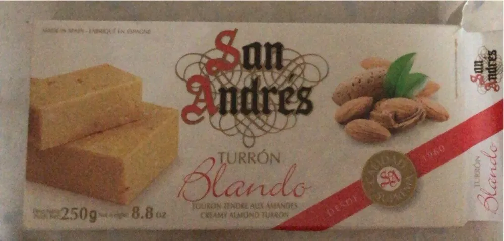 Touron tendre aux amandes