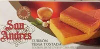 Touron jaune d'oeuf caramelisé