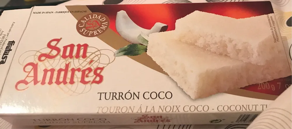 Turron Coco San Andres 200 g