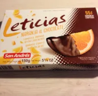 Leticias, naranjas al chocolate