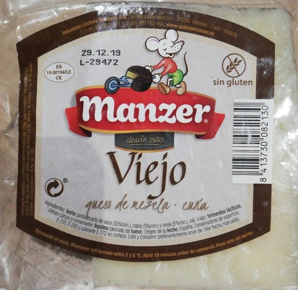 Queso mezcla viejo