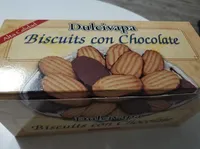 Biscuits con chocolate
