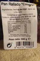 Pan rallado casero