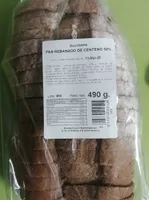 Pan rebanado de centeno 52%