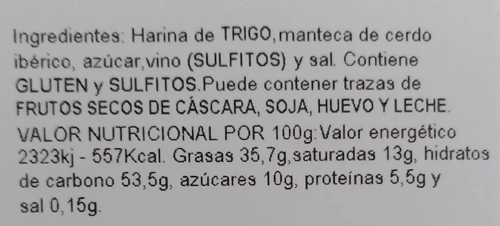Mantecado hojaldrado