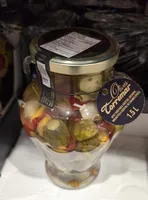Spicy vegetable cocktail skewers