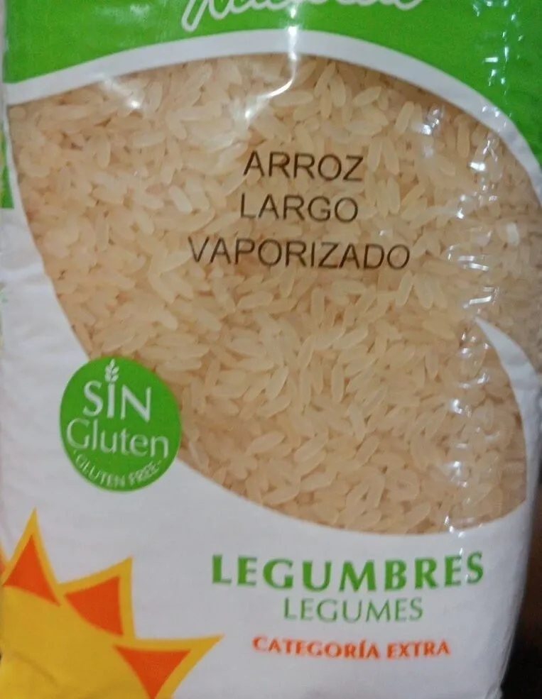 Arroz largo vaporizado