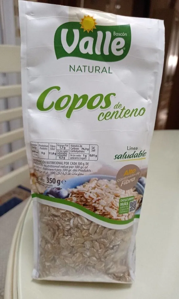 Copos de centeno