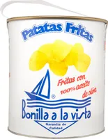 Patatas fritas con 100% aceite de oliva