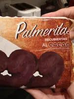 Palmeritas recubiertas al Cacao