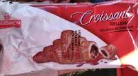 Croissant relleno crema chocolate
