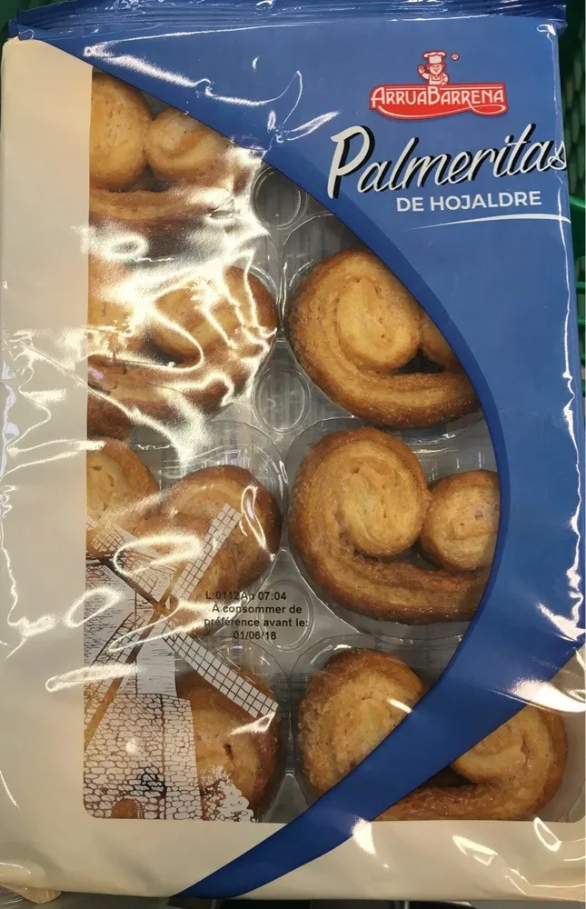 Palmeritas de Hojaldre
