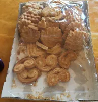 biscuits croustillants en pâte feuilletée