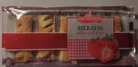 Milrayas, rellenas de fresa