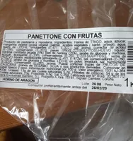 Panettone con frutas