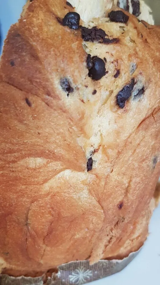Panettone con chocolate