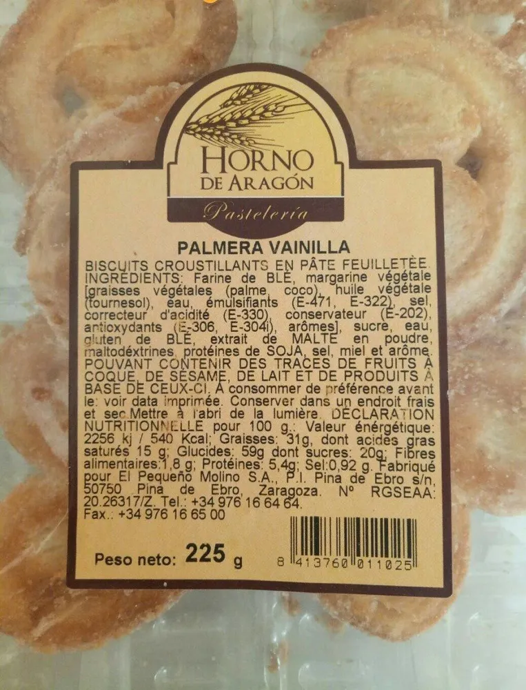 Palmera vainilla