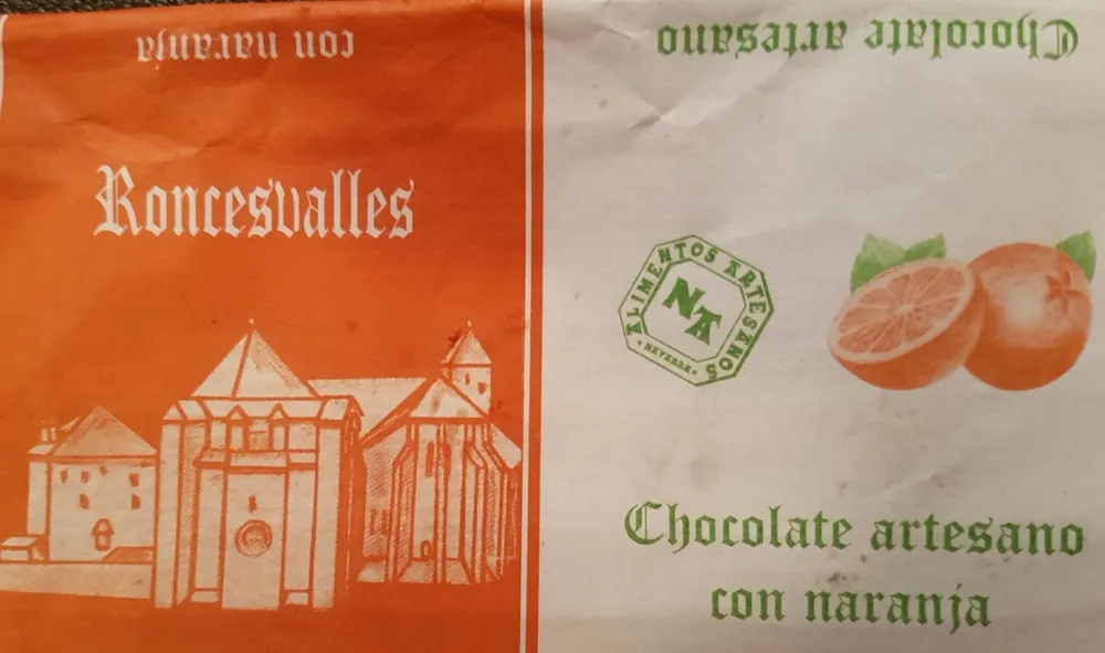 Chocolat artisanal à l'orange