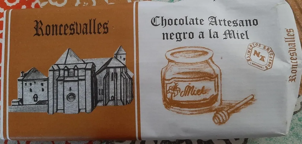 Chocolate artesano negro a la miel