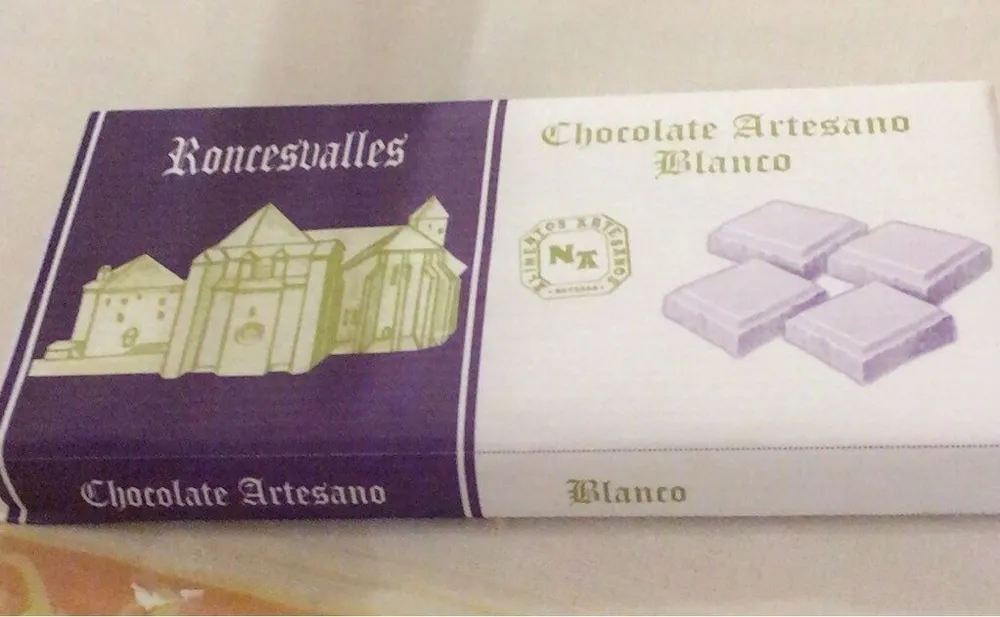 Chocolate artesano blanco