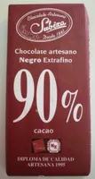 Chocolate artesano Negro Extrafino 90% cacao