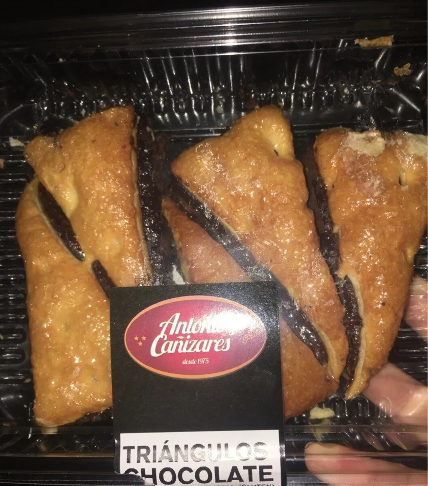 Triángulos de chocolate