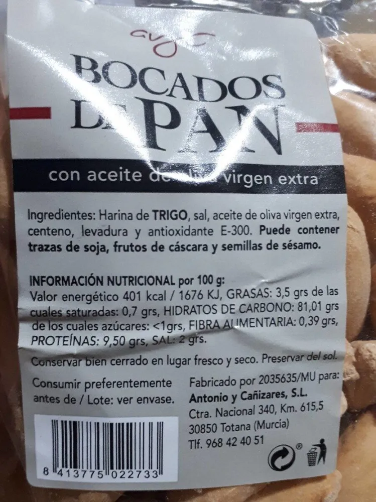 Bocados de pan