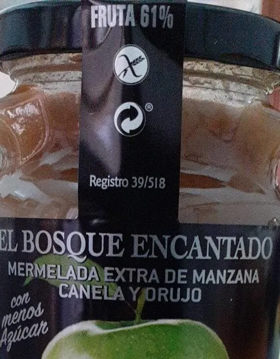 Mermelada extra de manzana, canela y orujo