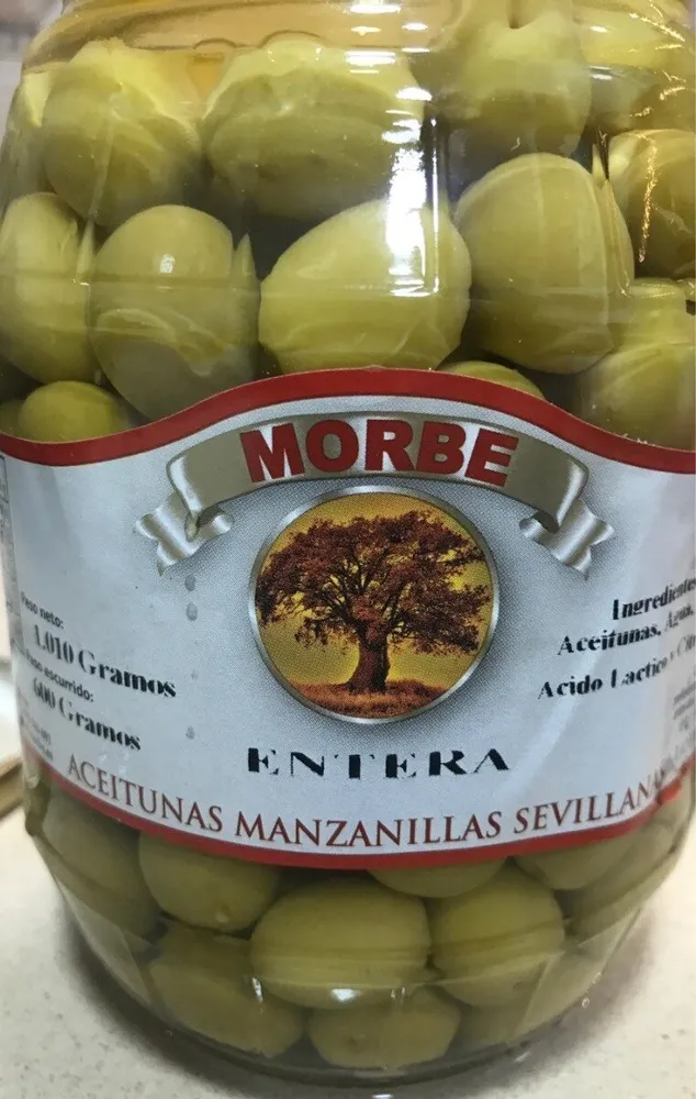 Aceitunas manzanillas sevillanas