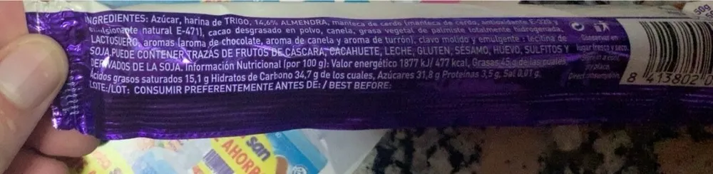 Turrolate de Almendras