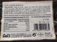 Pate jamon serrano