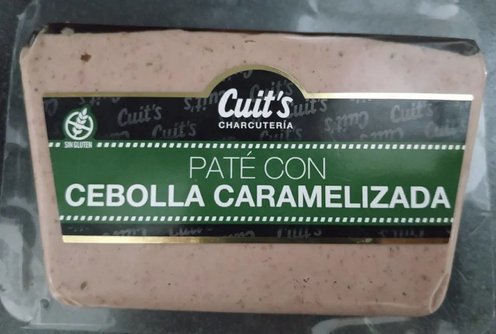 Paté con cebolla caramelizada