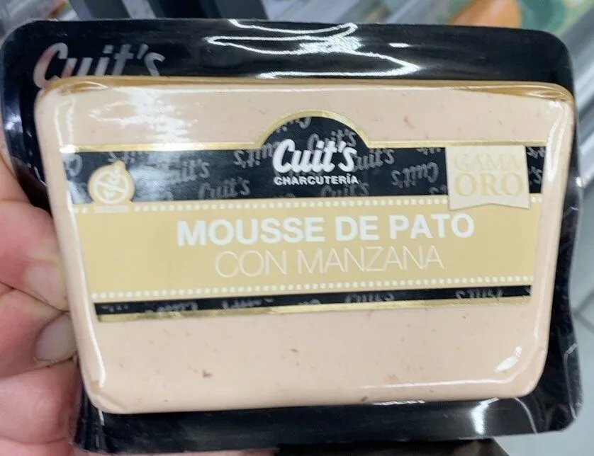 Mousse de pato con manzana