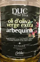 Aceite de oliva virgen extra arbequina
