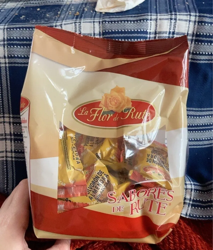 Polvoron de almendra sin azucar añadido