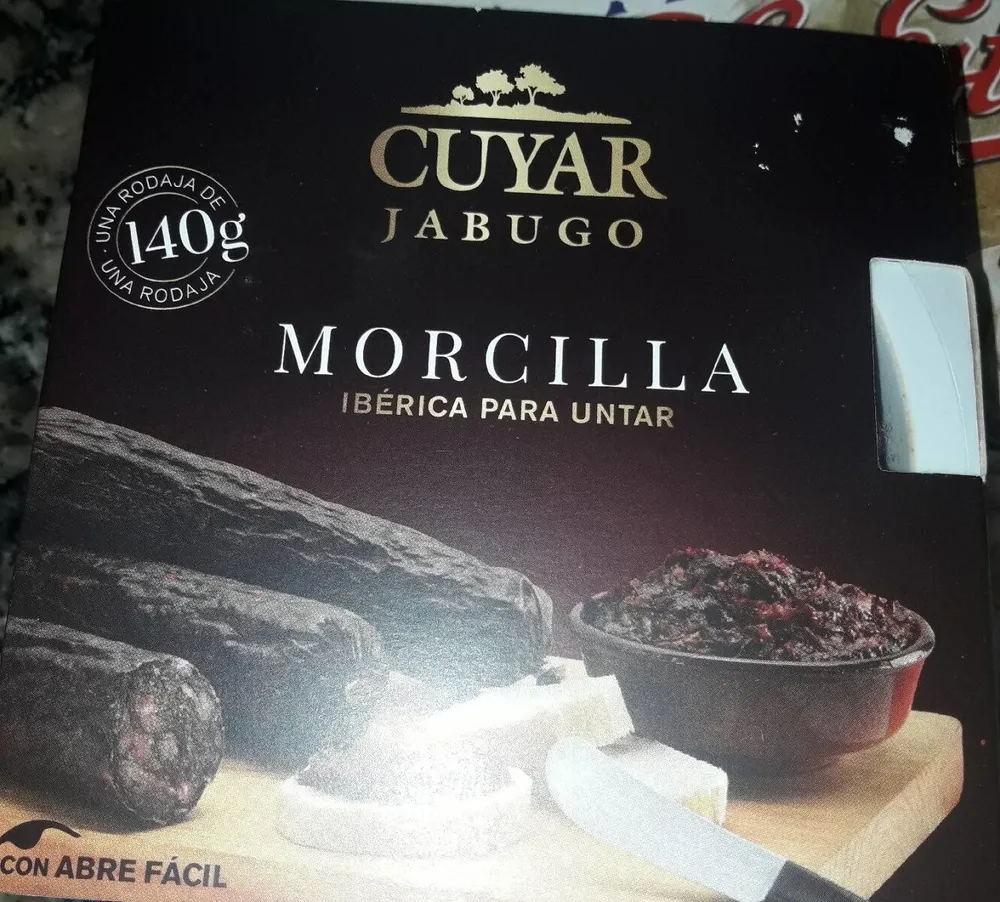 Morcilla iberica para untar