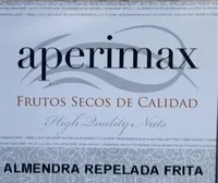 Almendra repelada frita