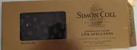 Chocolate negro con avellanas