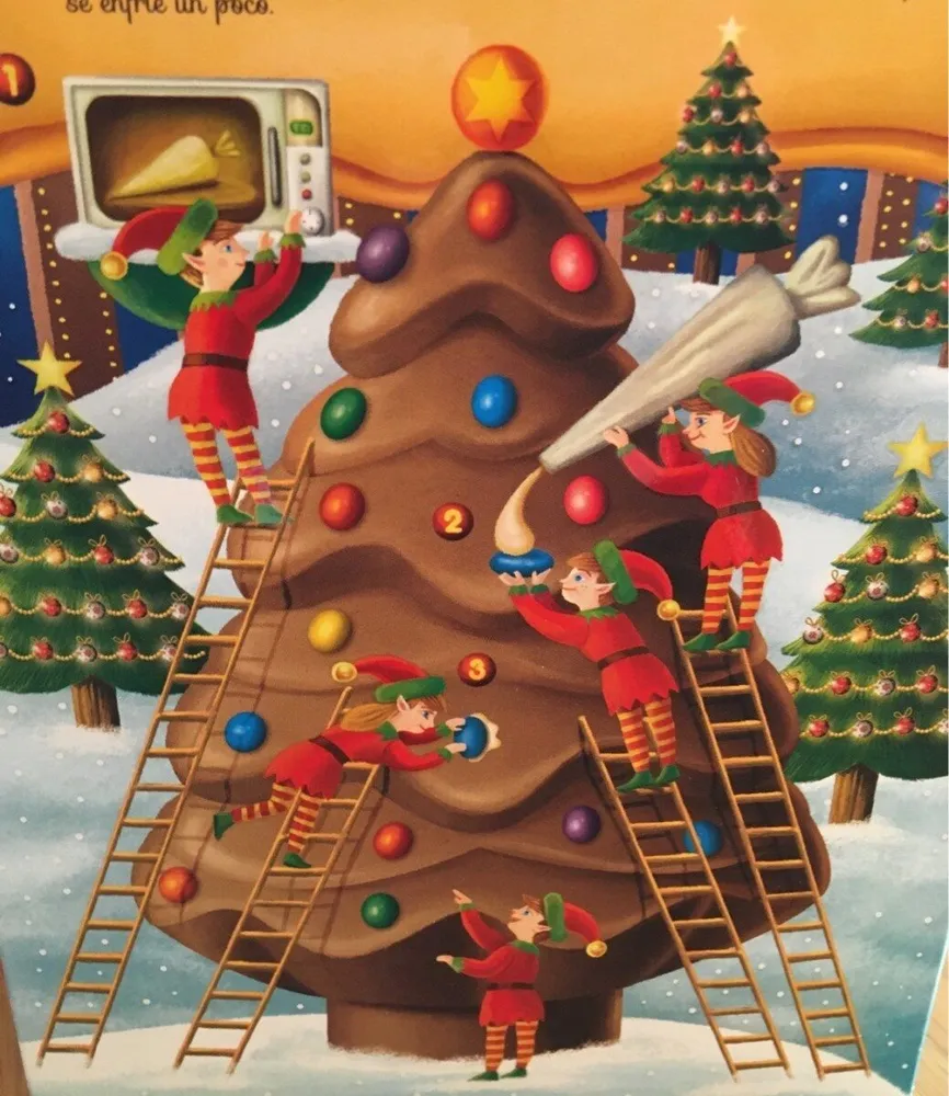 Decora tu árbol de chocolate con leche