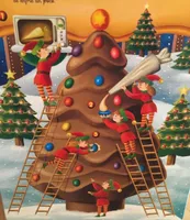 Decora tu árbol de chocolate con leche