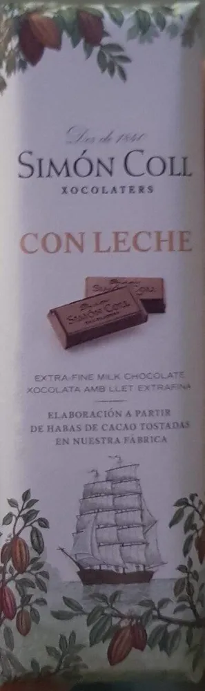 Simón Coll con leche
