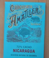 Chocolate Amatller 72% cacao, Nicaragua