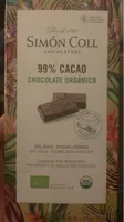 Chocolate organico 99% cacao