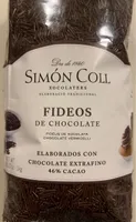 Fideos de chocolate