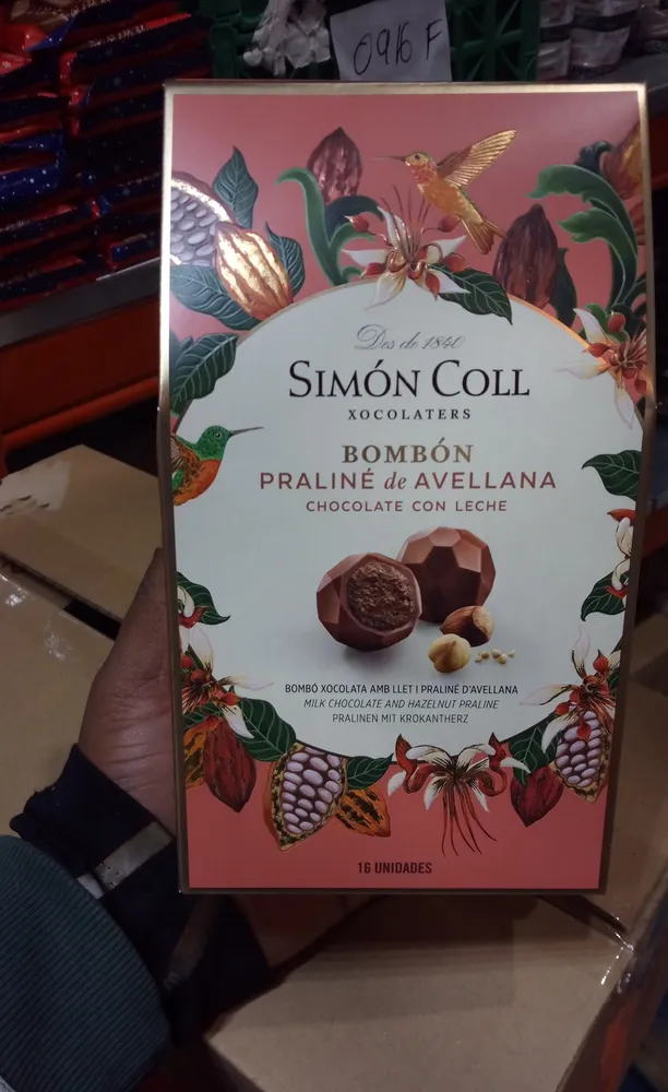 Simon Coll chocolateros Bombón praliné de avellanas